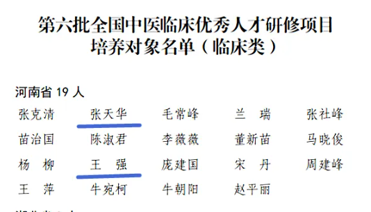 跻身“国家队”！开封市中医院2名医师入选“第六批全国中医临床优秀人才”研修项目培养对象
