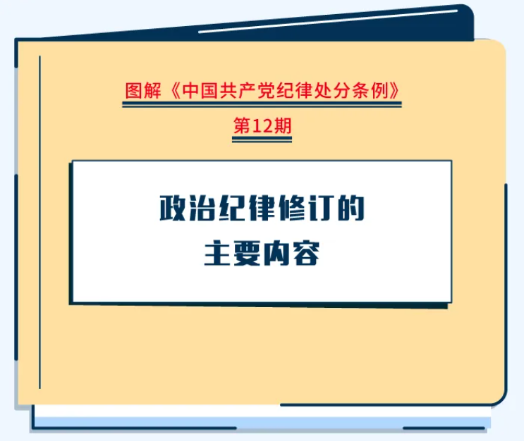 【党纪学习教育】政治纪律修订的主要内容